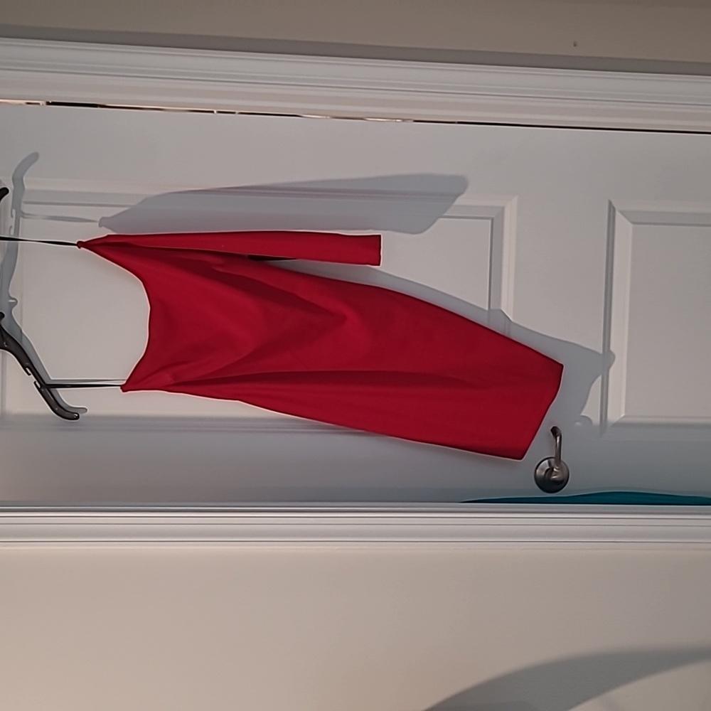 Lulu's Red Asymmetrical Dress